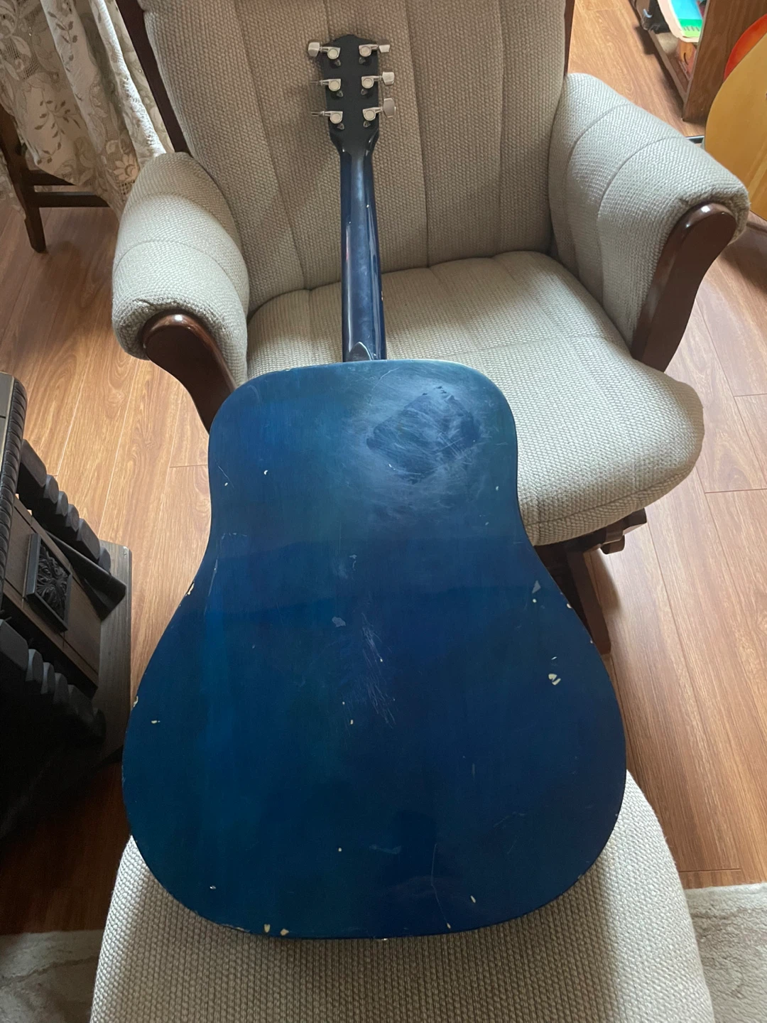 Johnson Acoustic Guitar - Blue - photo 2
