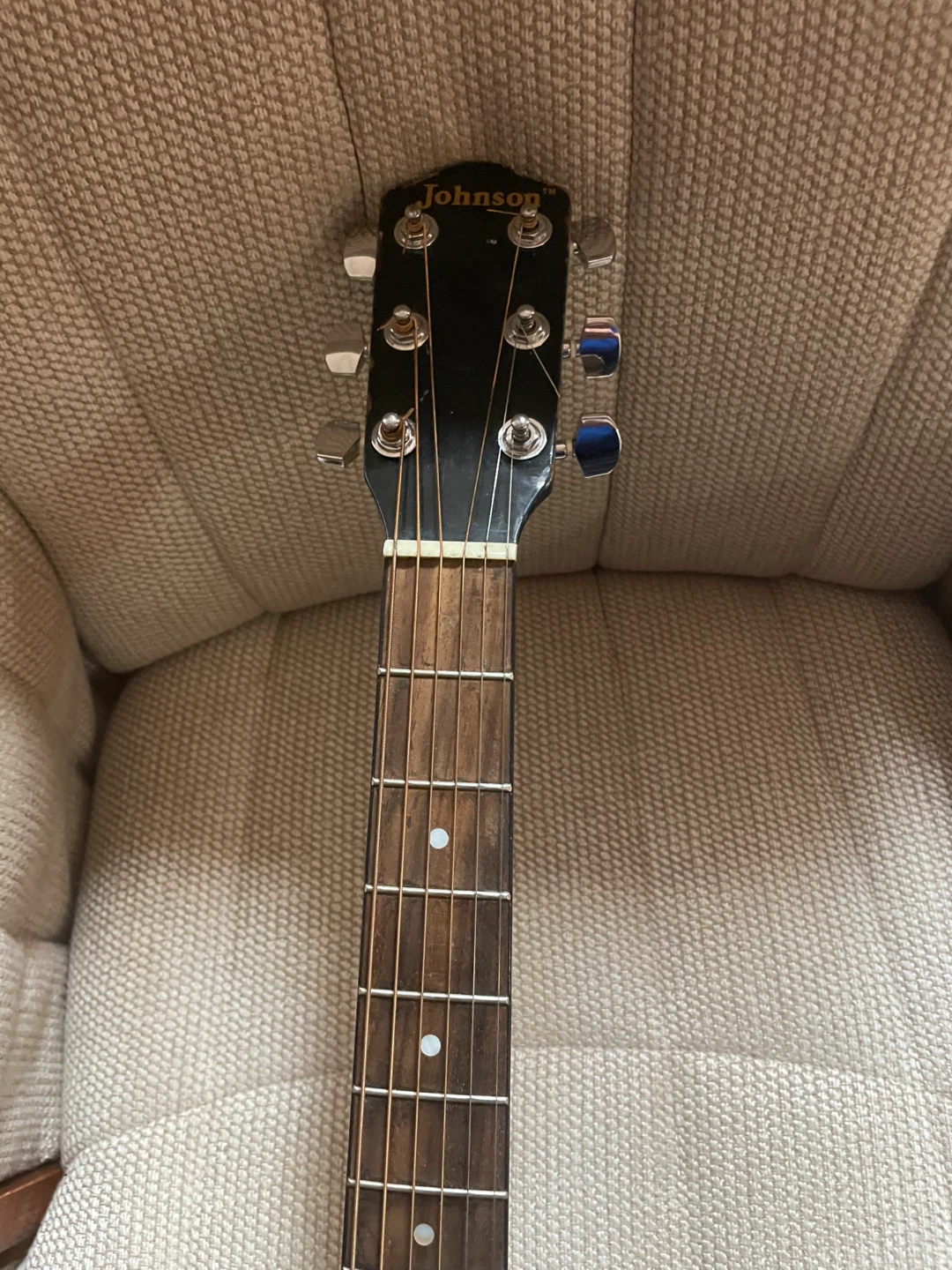 Johnson Acoustic Guitar - Blue - photo 3