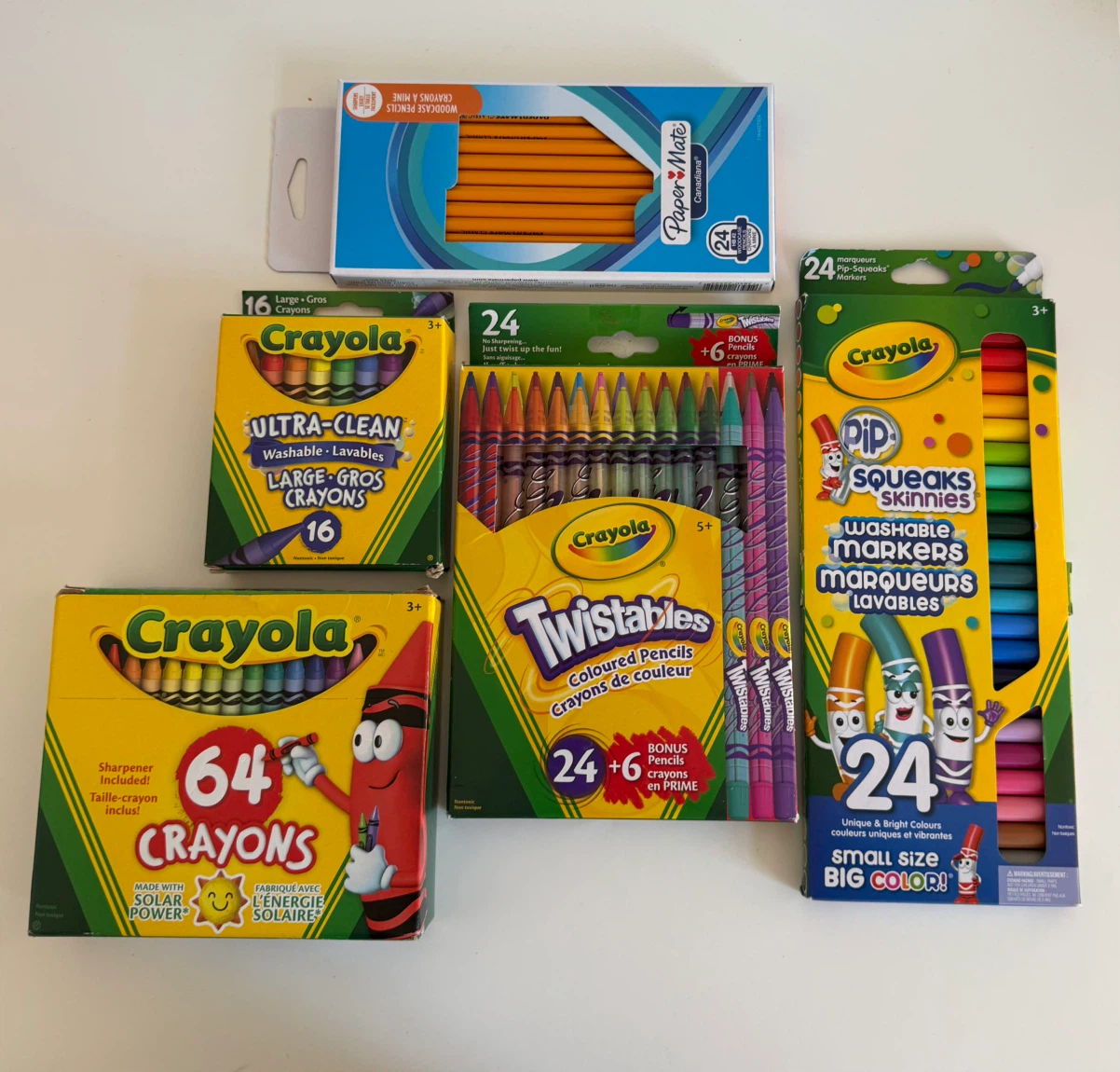 Crayola & Paper Mate Art Supplies Bundle
