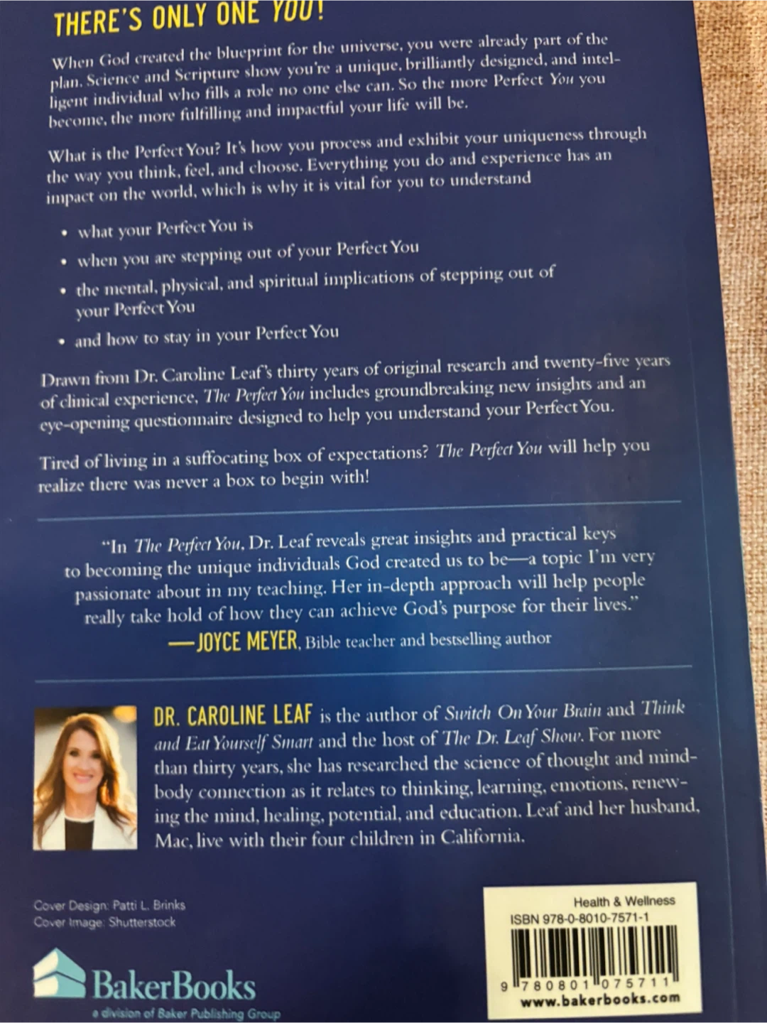 The Perfect You by Dr. Caroline Leaf Book - photo 2