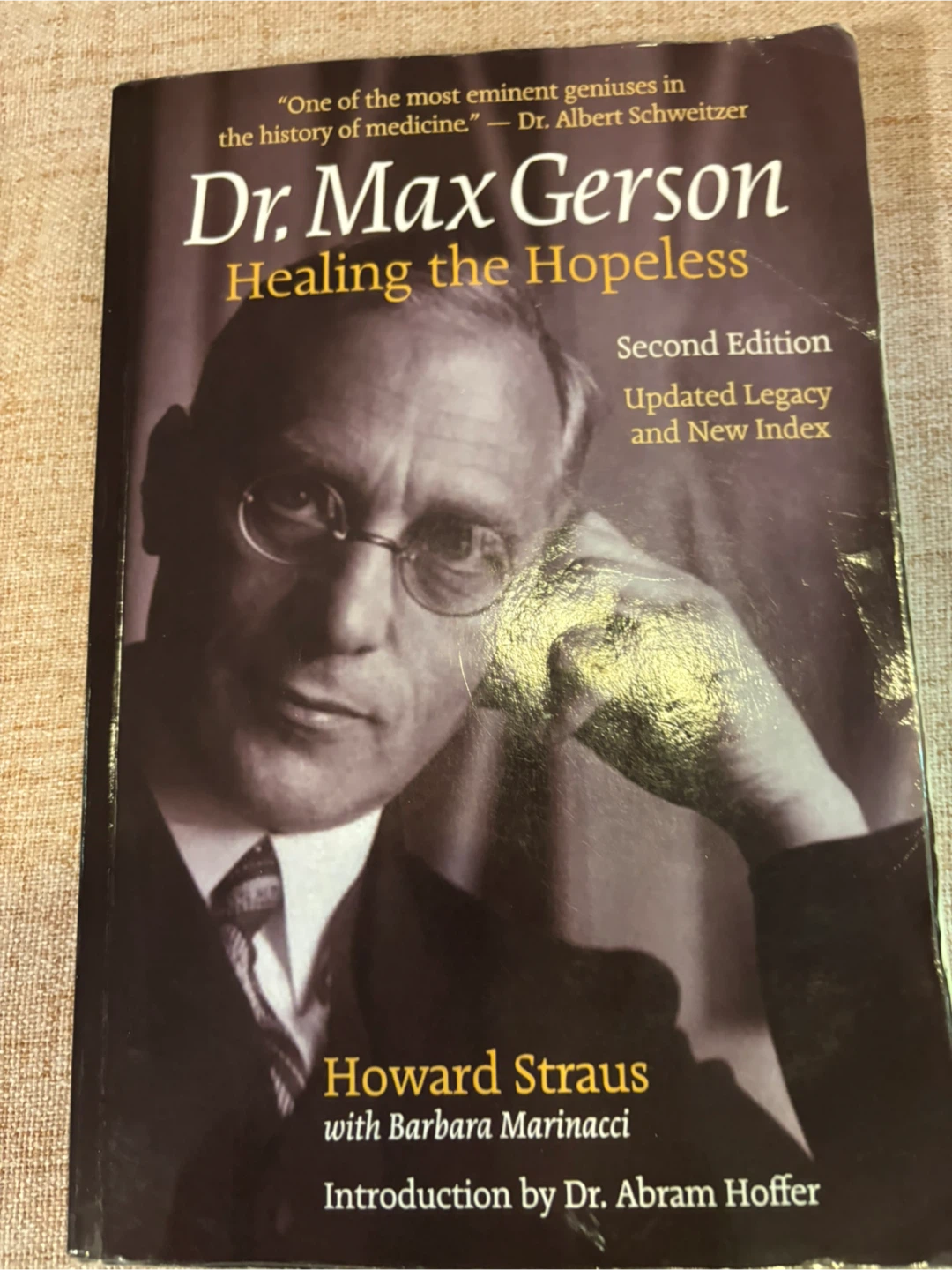 Dr. Max Gerson Healing the Hopeless Book - Second Edition