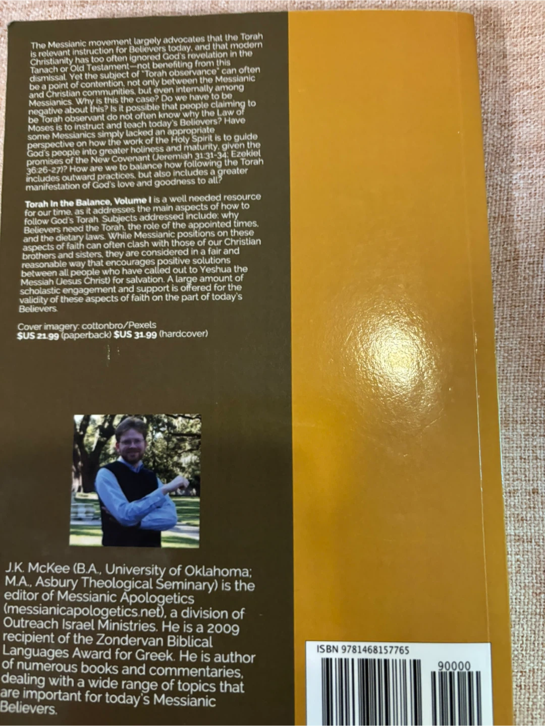 J.K. McKee Torah in the Balance, Volume I Book - photo 2