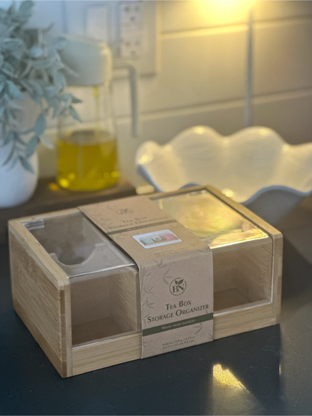 Brand new Tea Box Storage Organizer