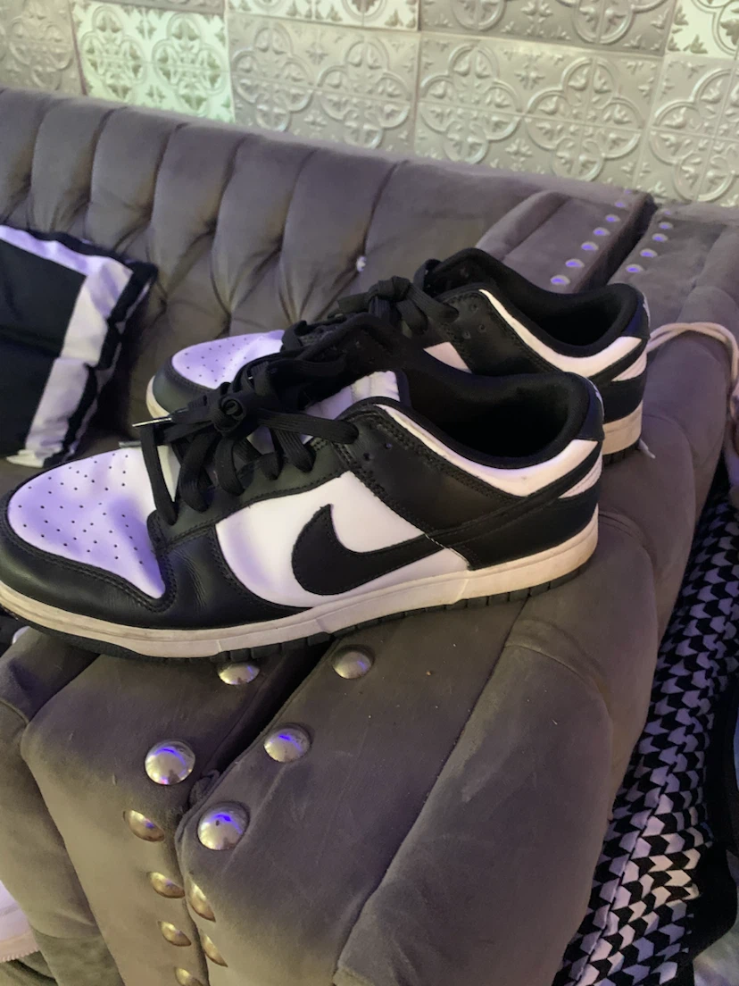 Nike Dunk Low Black White Sneakers