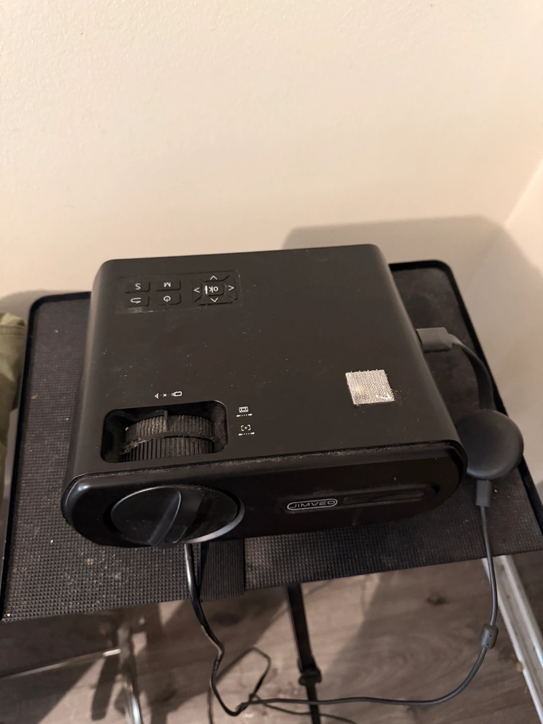 JIMVEC Mini Projector with Tripod and Google Chromecast