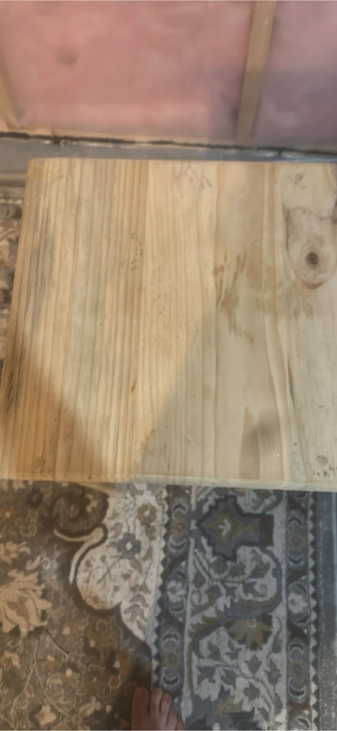 Wooden End Table with Shelf - photo 2