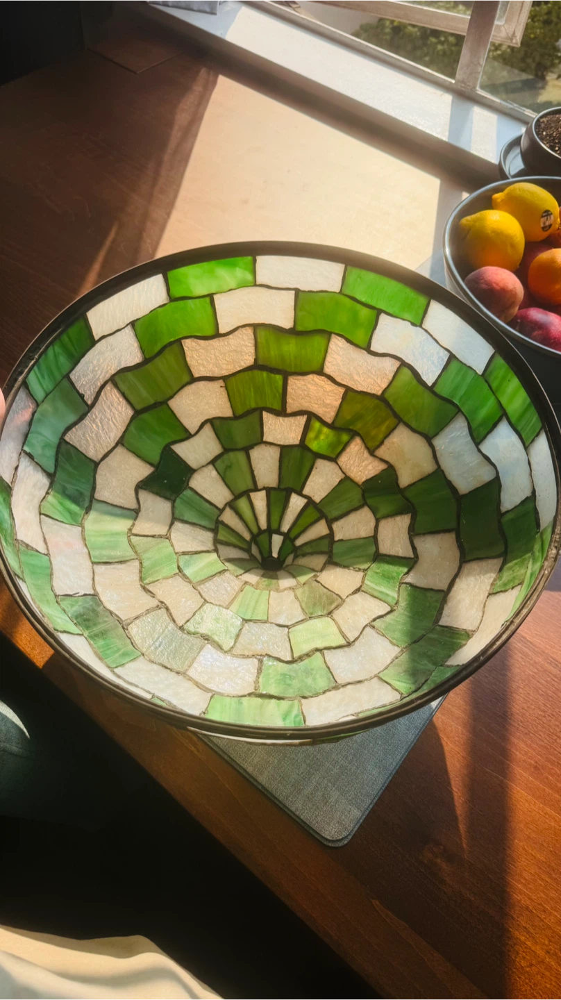 Stained Glass Decorative Lampshade - photo 2