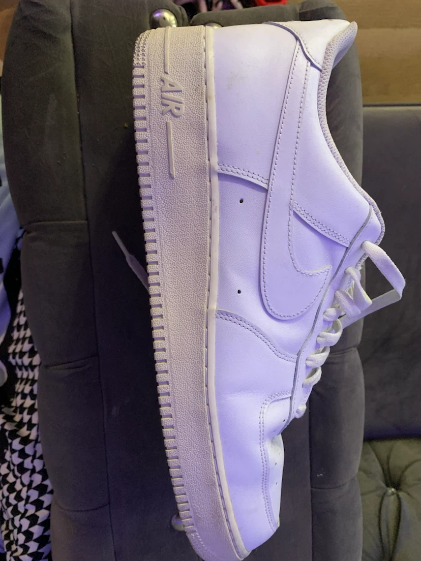 Nike Air Force 1 Men's White Sneakers - photo 2