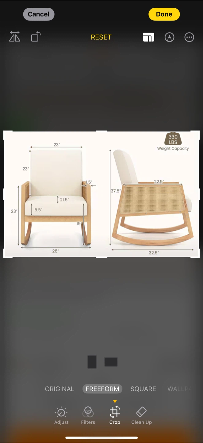 Glider rocking chair accent chair - photo 5
