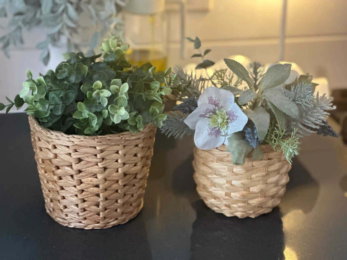 IKEA artificial plants + pots - photo 2
