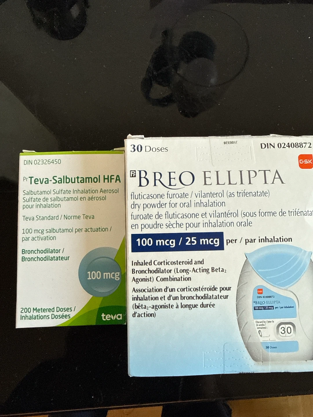 Breo Ellipta Inhaler - 100 mcg / 25 mcg