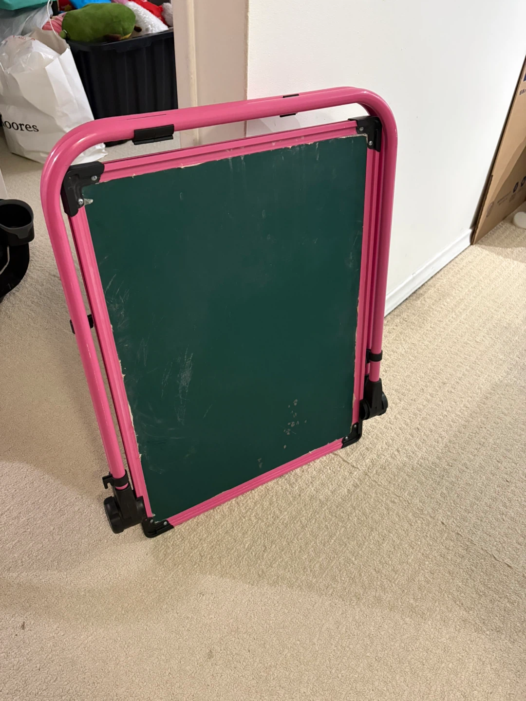 Pink Double-Sided Easel Whiteboard/Chalkboard - photo 2