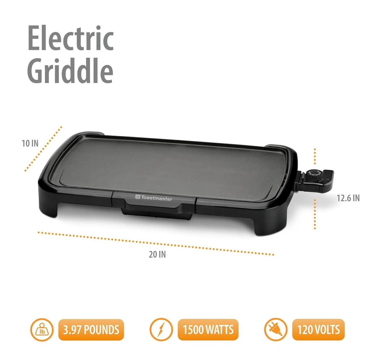 * Toastmaster 10x20 Griddle BRAND NEW $50* - photo 3