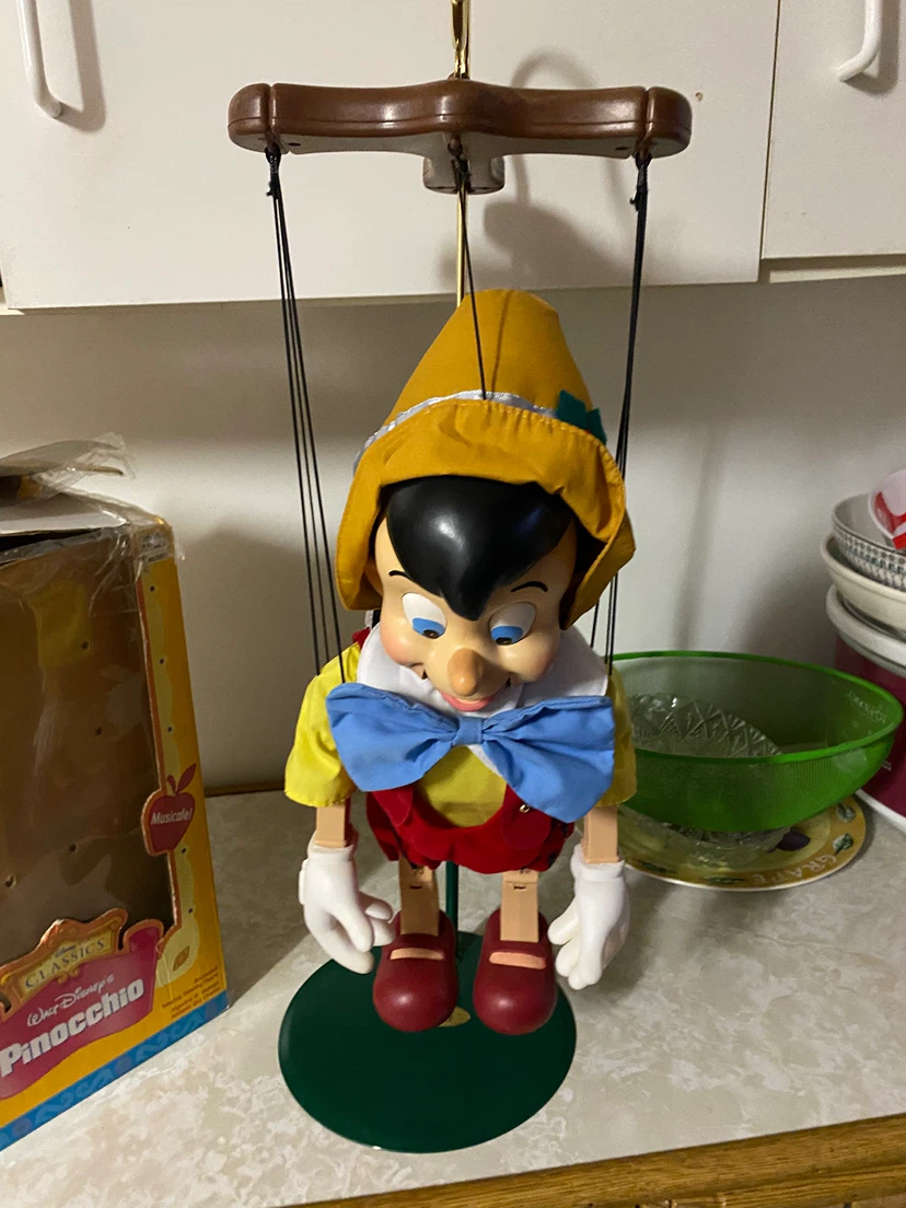 Disney Pinocchio Sound Activated Animated Christmas Decor