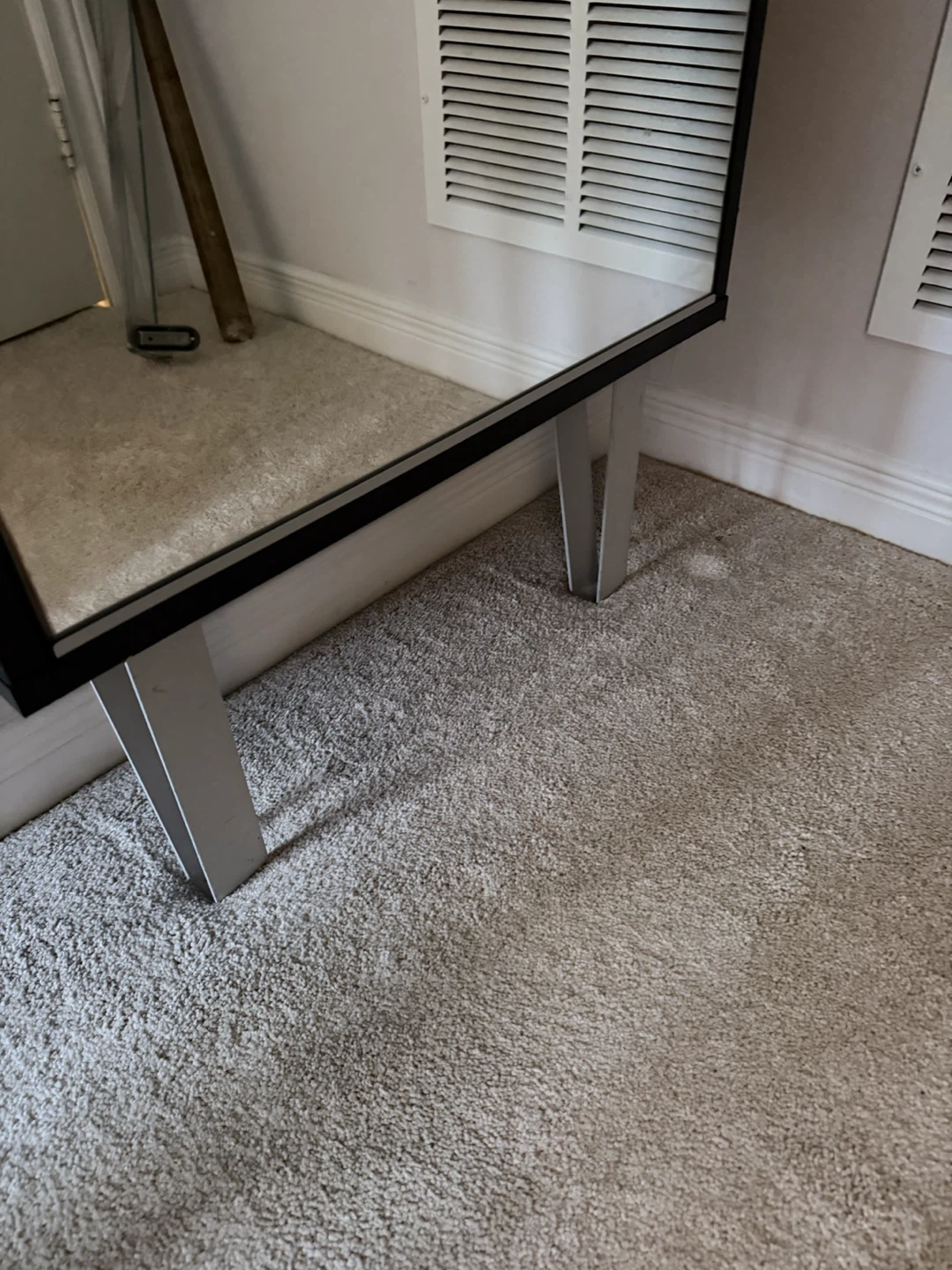Tall Mirror Cabinet with Hooks - photo 3