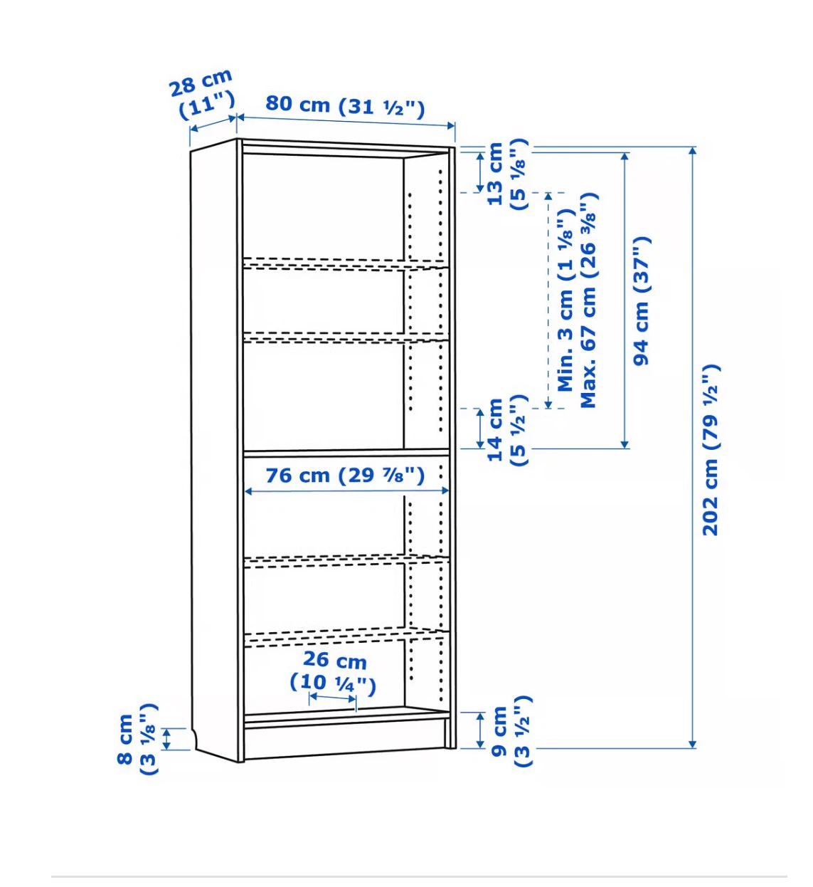 Bookshelf with Decorative Backing - photo 2