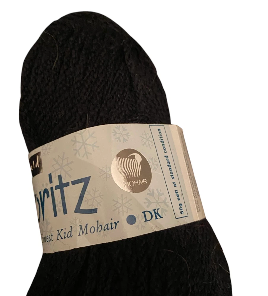 Black S. Morritz Pure British Wool & Finest Kid Mohair Yarn - photo 2