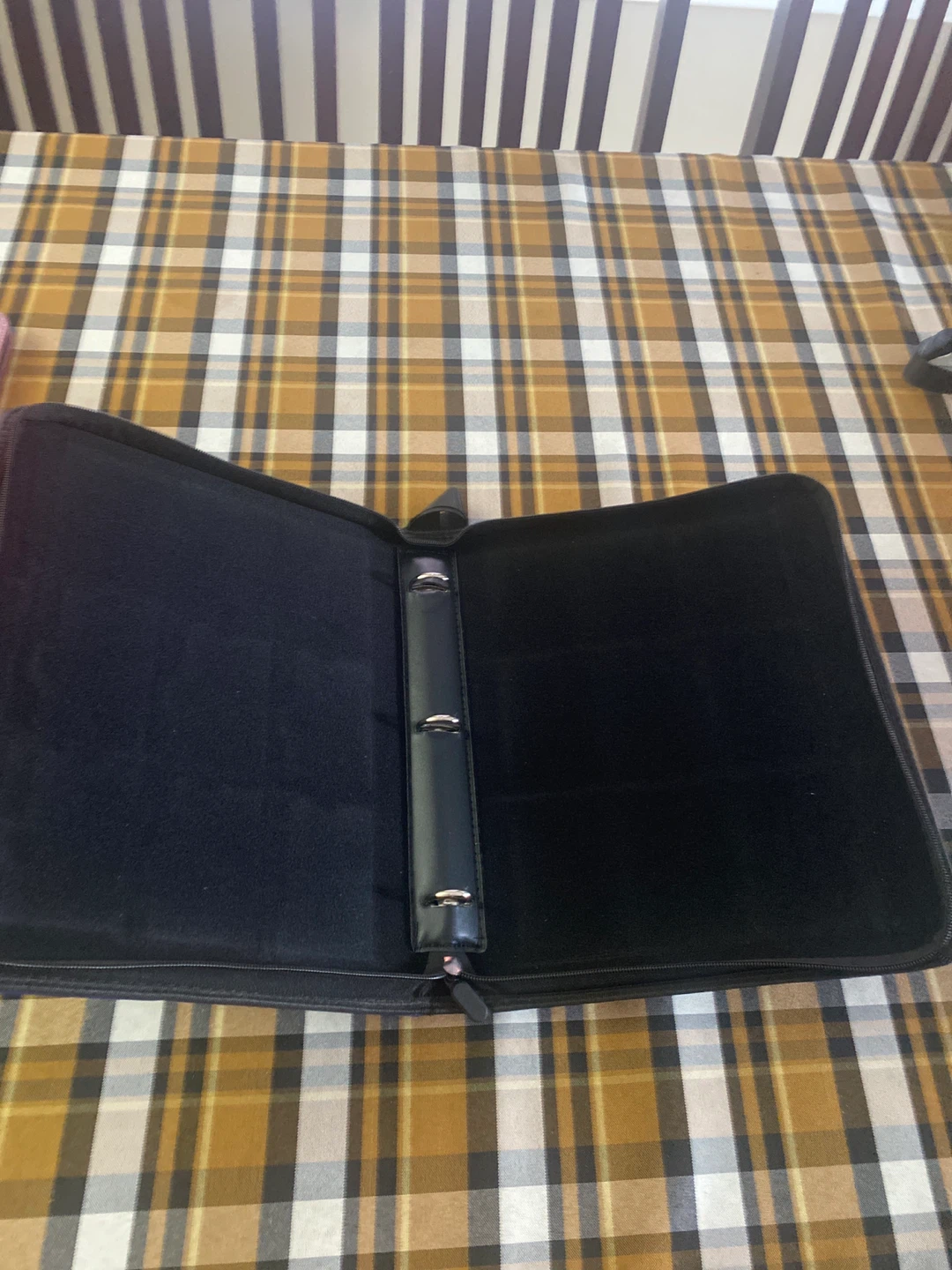 Blue Hockey Player Folder Binder - photo 2