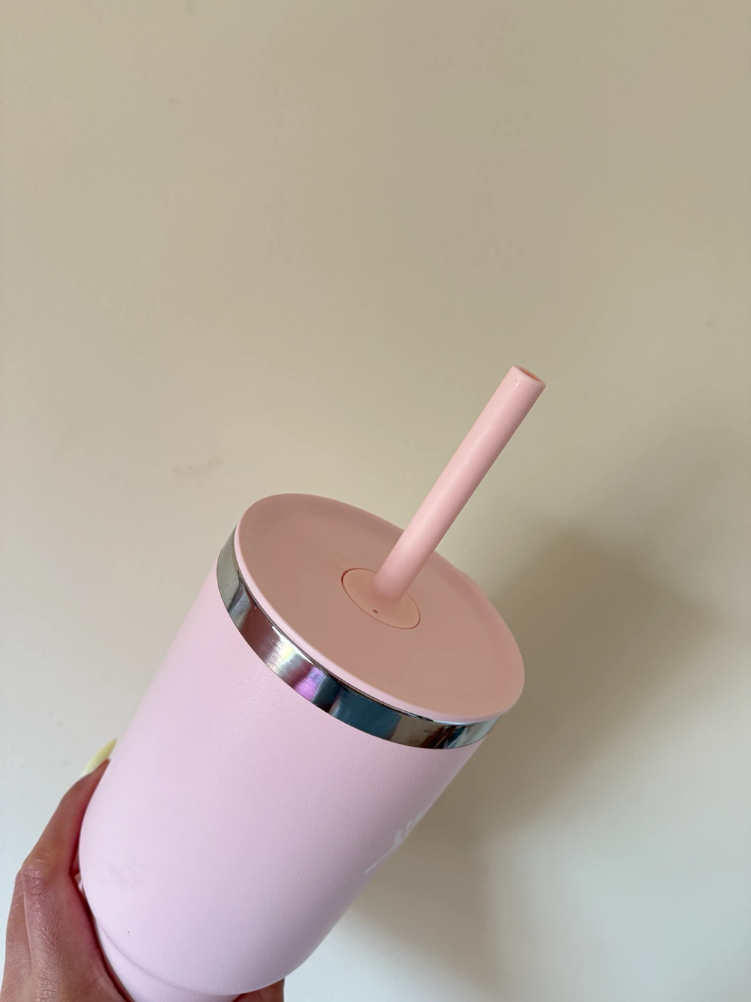 Pink Hydro Flask Tumbler with Straw - photo 2