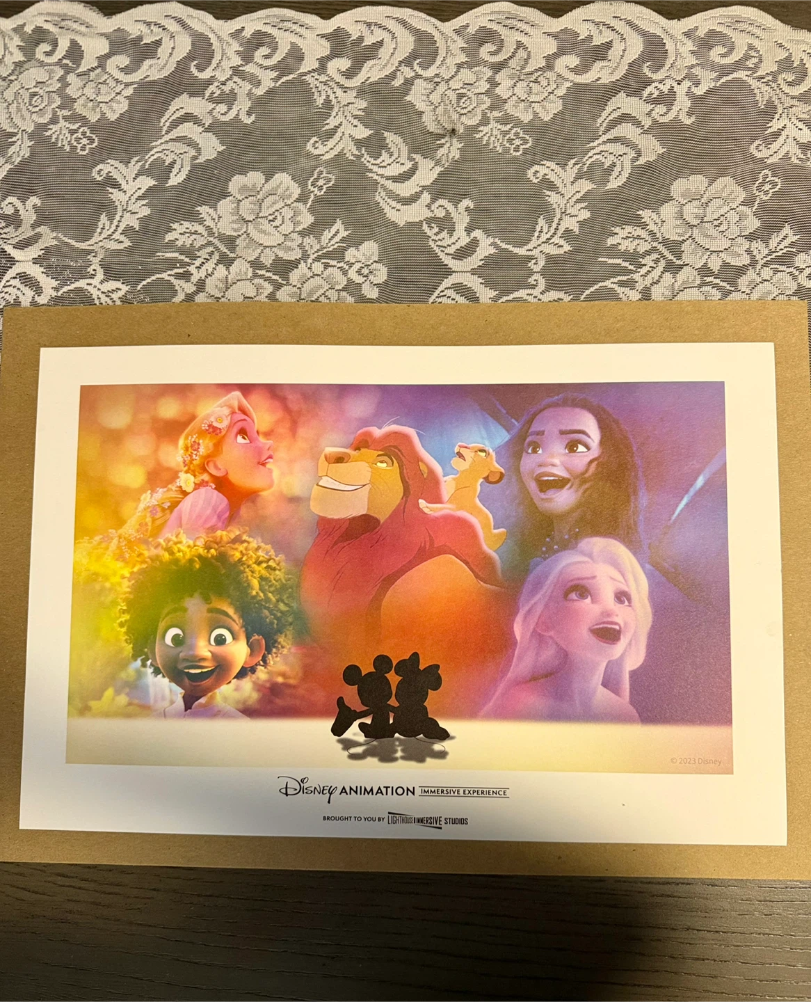 Disney Animation Immersive Experience Art Print 2023