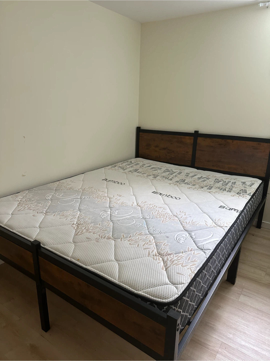 Queen Mattress with Bed Frame