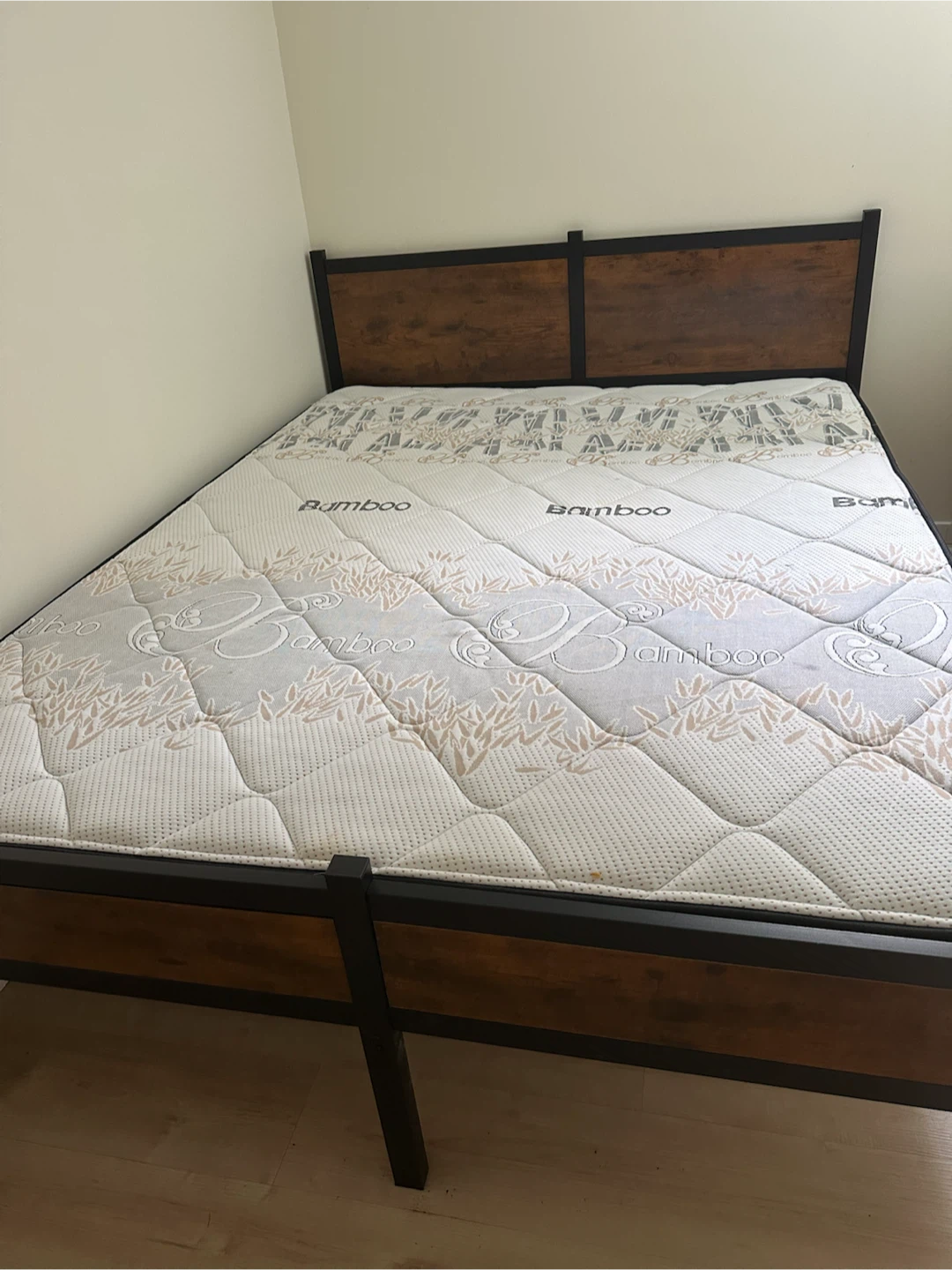 Queen Mattress with Bed Frame - photo 2