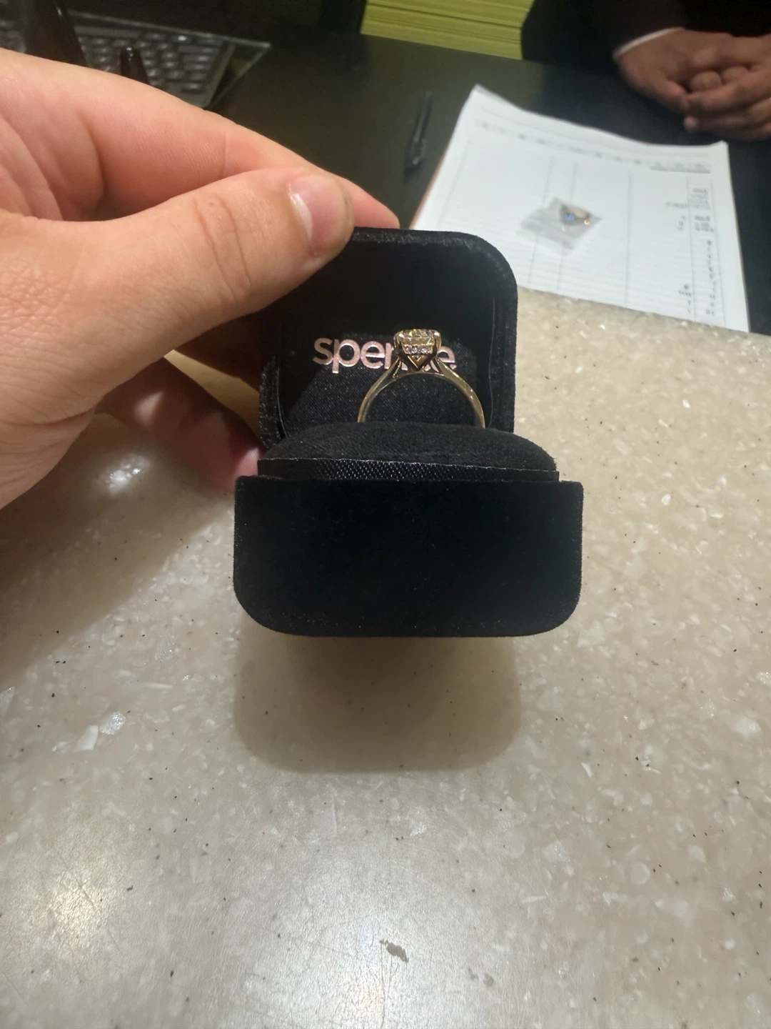 Spence Oval Diamond Engagement Ring - photo 2
