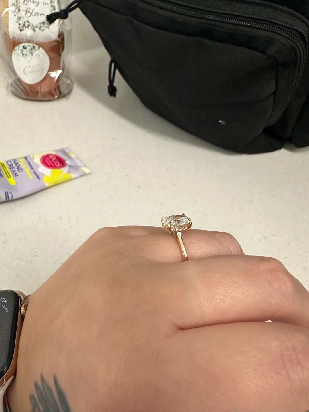 Spence Oval Diamond Engagement Ring - photo 4
