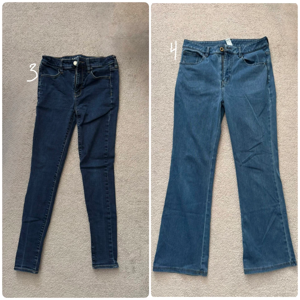 Jeans and Capris. Women’s, small, various brands - photo 3