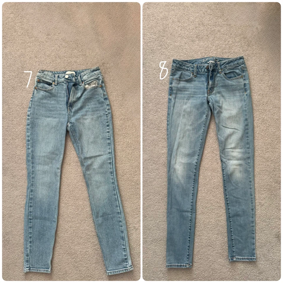Jeans and Capris. Women’s, small, various brands - photo 5