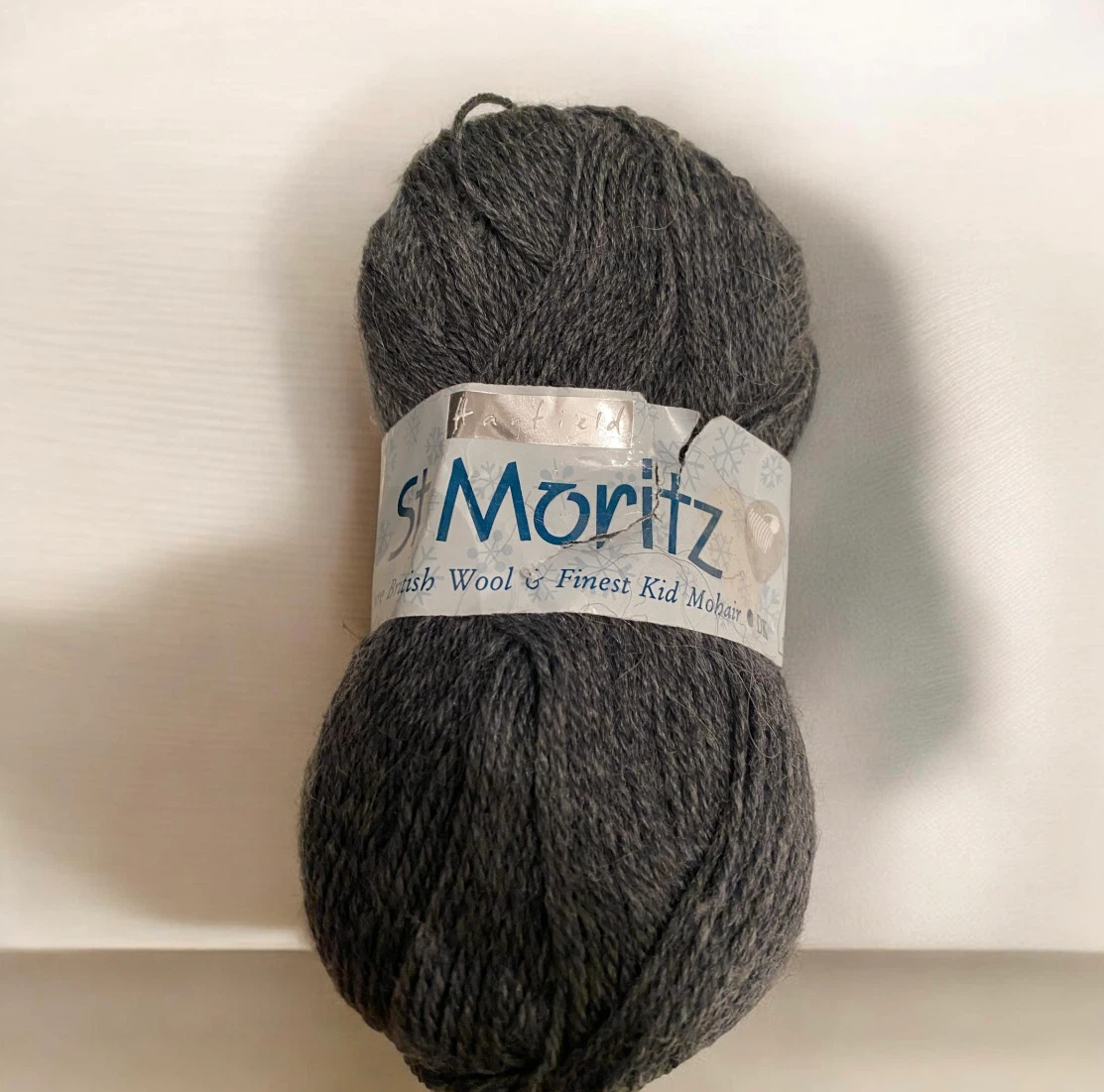 St Moritz Pure Wool & Finest Kid Mohair DK Yarn - Charcoal