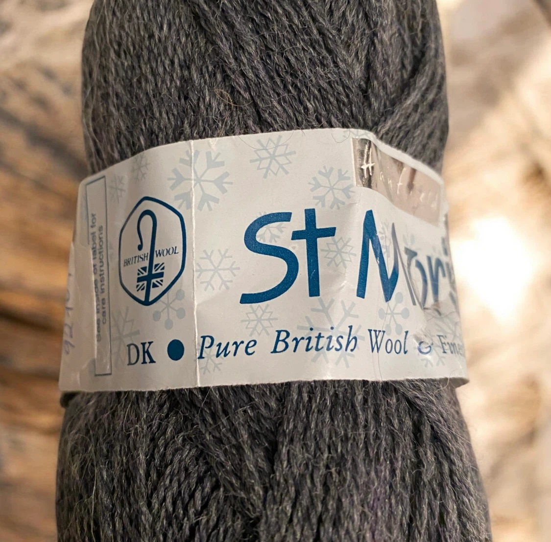 St Moritz Pure Wool & Finest Kid Mohair DK Yarn - Charcoal - photo 3