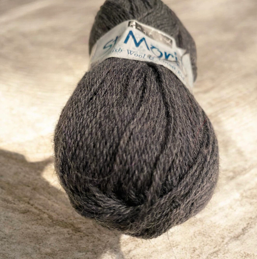 St Moritz Pure Wool & Finest Kid Mohair DK Yarn - Charcoal - photo 5