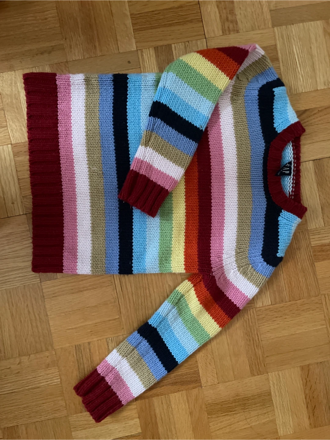 GAP Kids Rainbow Striped Sweater