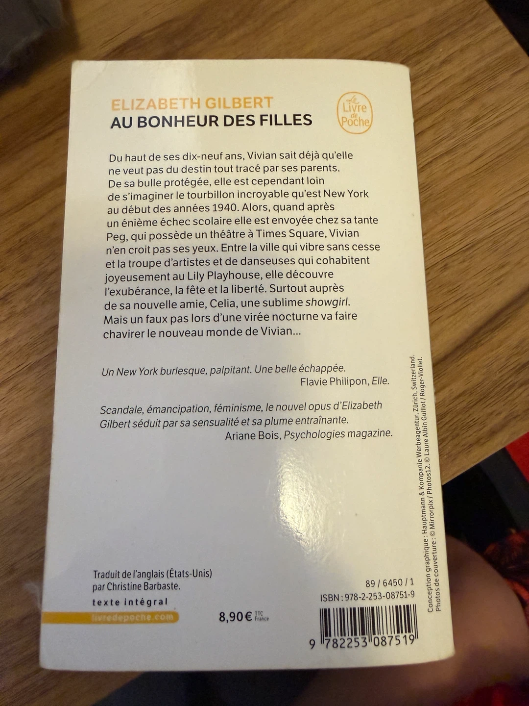 Elizabeth Gilbert "Au Bonheur Des Filles" Book - photo 2