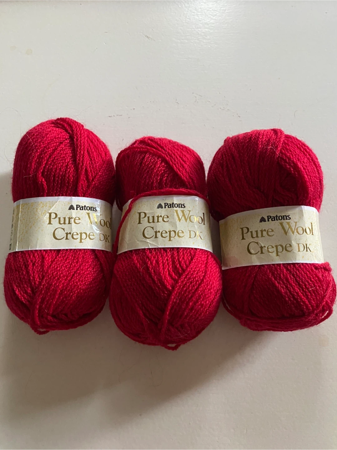 Patons Pure Wool Crepe DK Yarn - Red