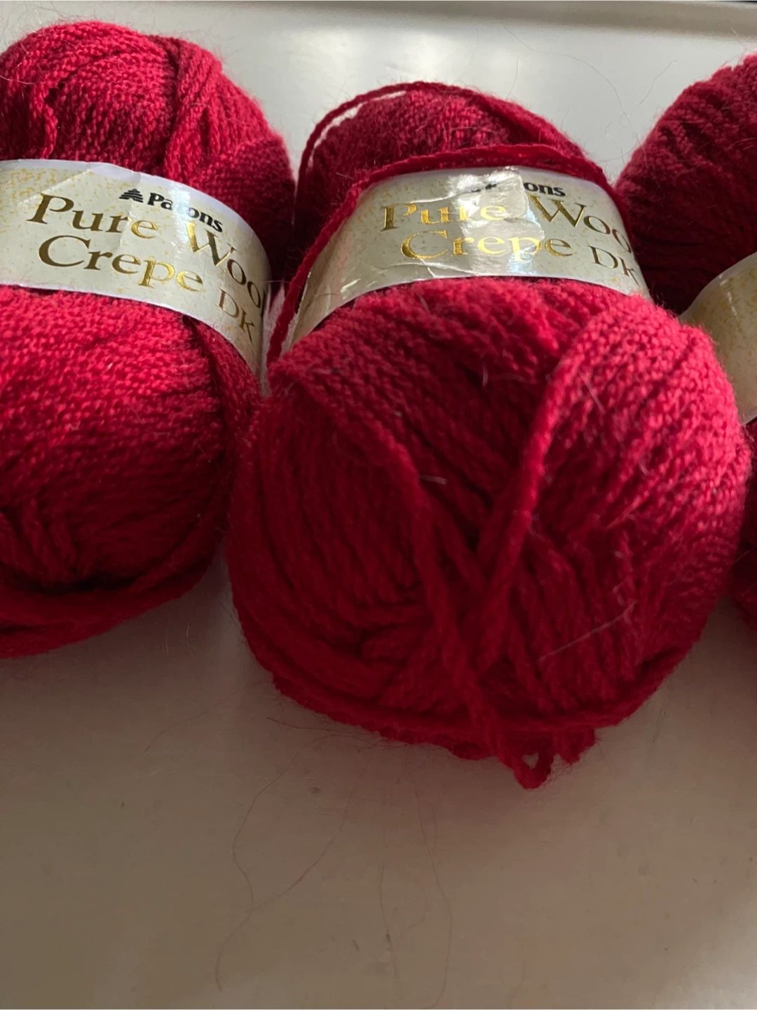 Patons Pure Wool Crepe DK Yarn - Red - photo 4