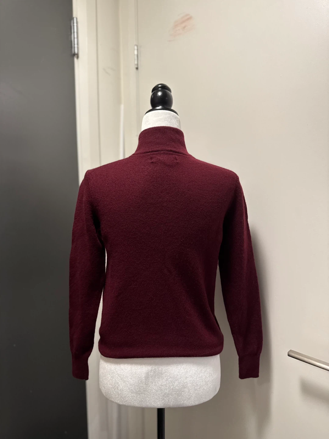 Christian Lacroix Men's Deep Red S Zip-Up Sweater - photo 2