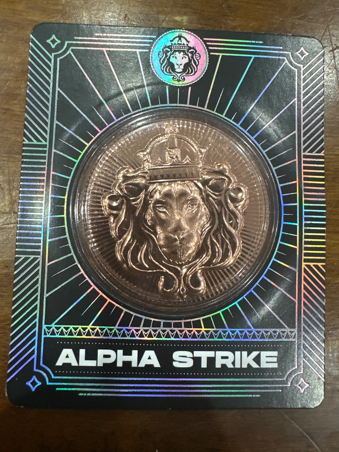 Scottsdale Mint Alpha Strike 1 oz Copper Coin