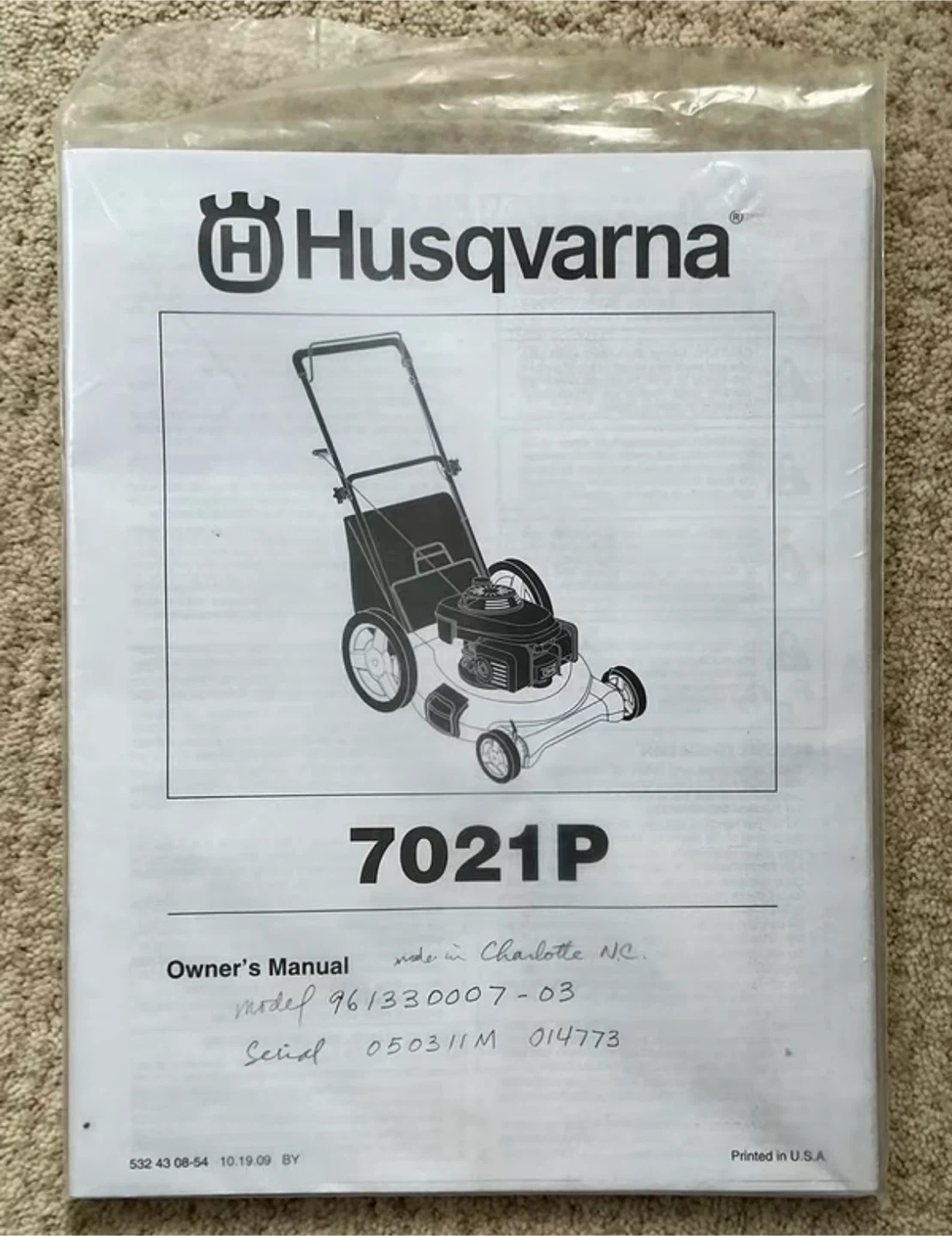 Husqvarna 7021P 21” Push Lawn Mower (Honda GCV160 Engine) - photo 4