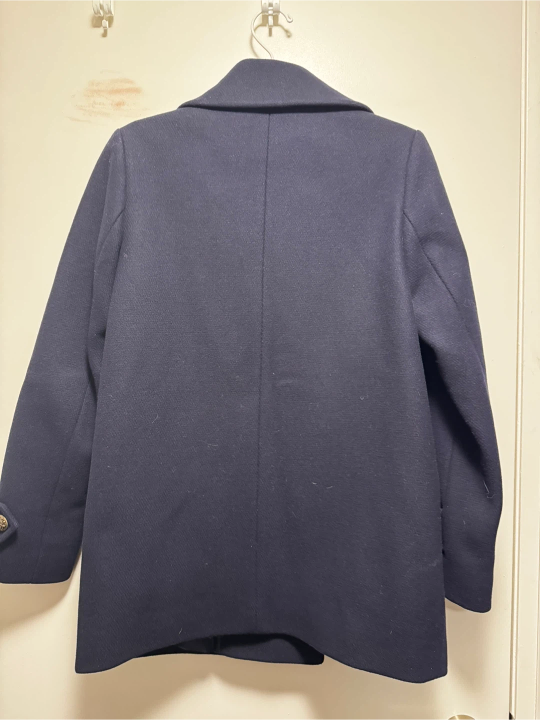 BRAND NEW French Connection Military Peacoat Size 6 Navy - photo 5