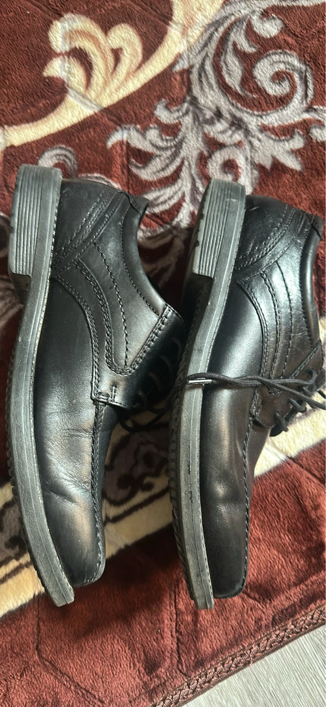 Rockport Black Leather Dress Shoes