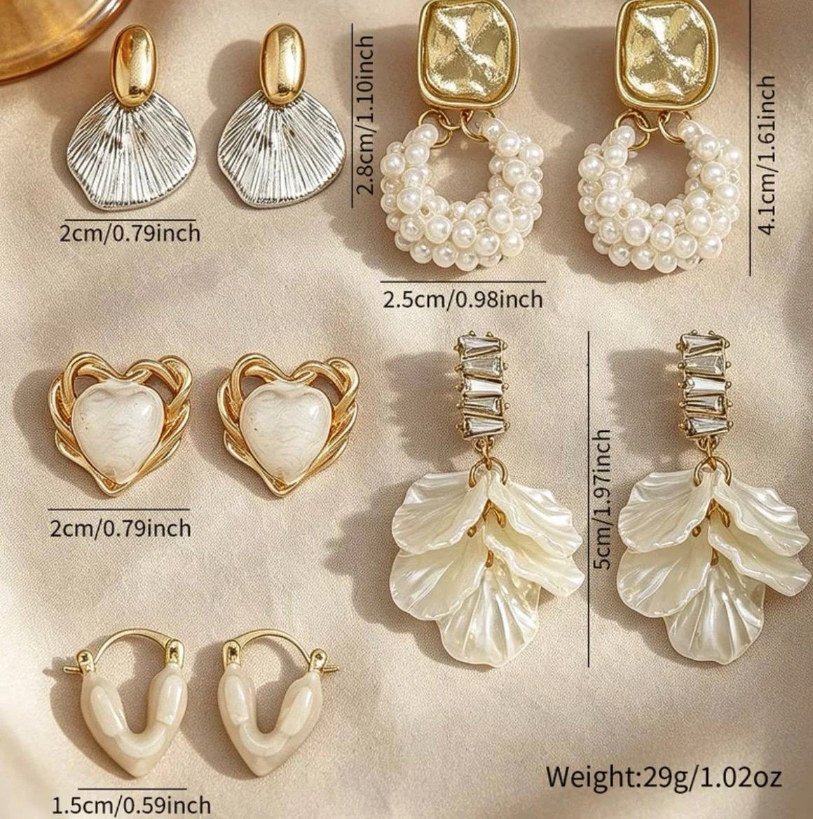 Elegant Earring Set – 5 Pairs - photo 4