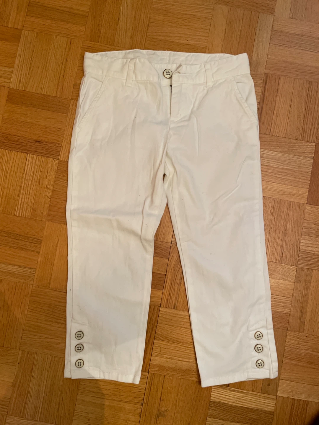 GapKids White Capri Pants Size 10