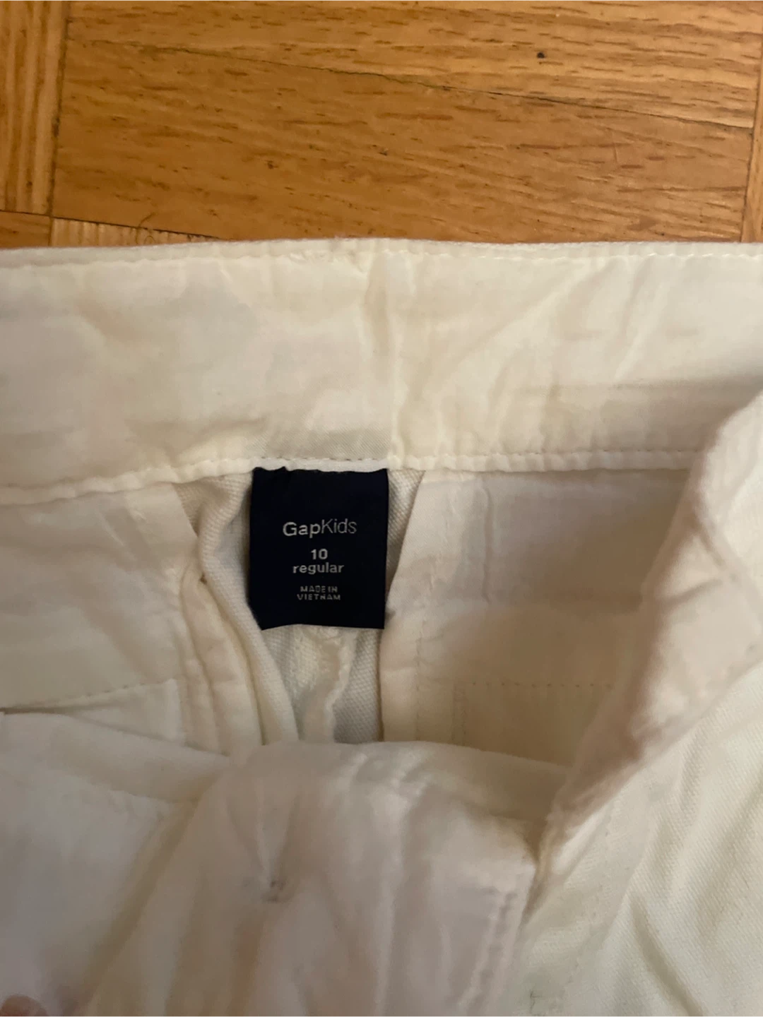 GapKids White Capri Pants Size 10 - photo 2