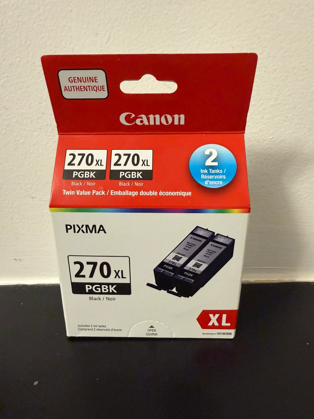 Canon PIXMA 270 XL PGBK Twin Value Pack+1 (3 Tanks)