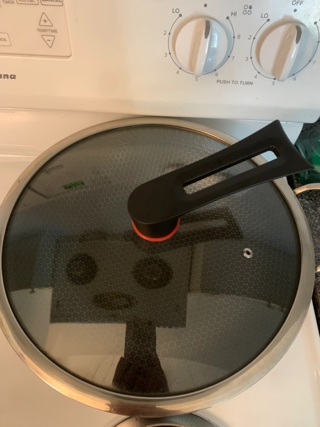 Stainless Steel Honeycomb Wok with Lid - photo 2