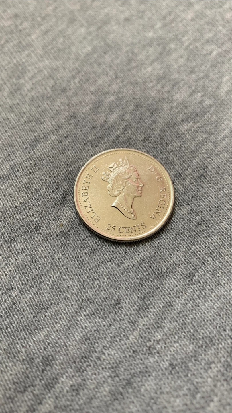 1999 Canadian Millennium December 25 Cents Coin - photo 2