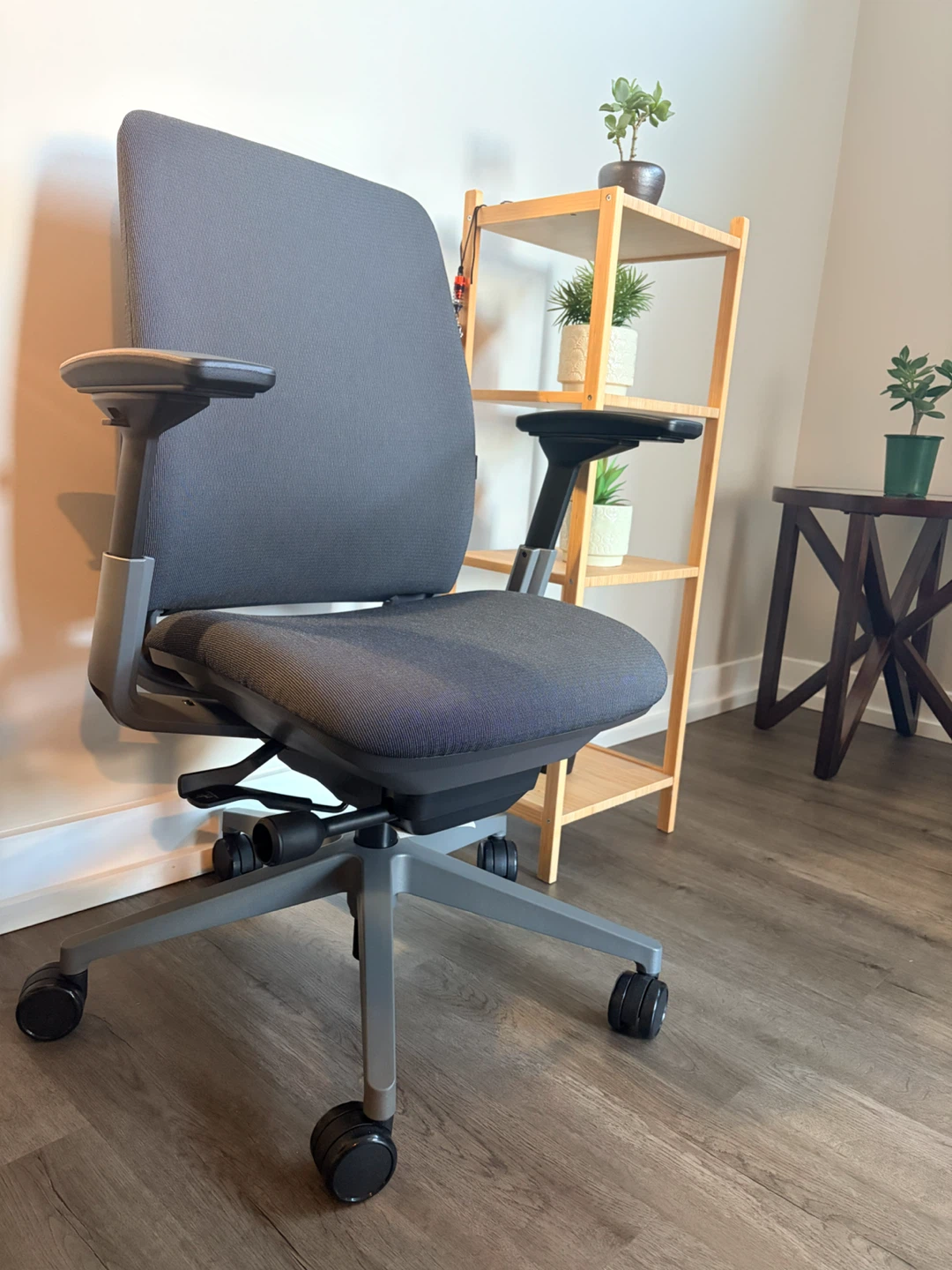 Steelcase Amia Ergonomic Office Chair - Grey/Blue