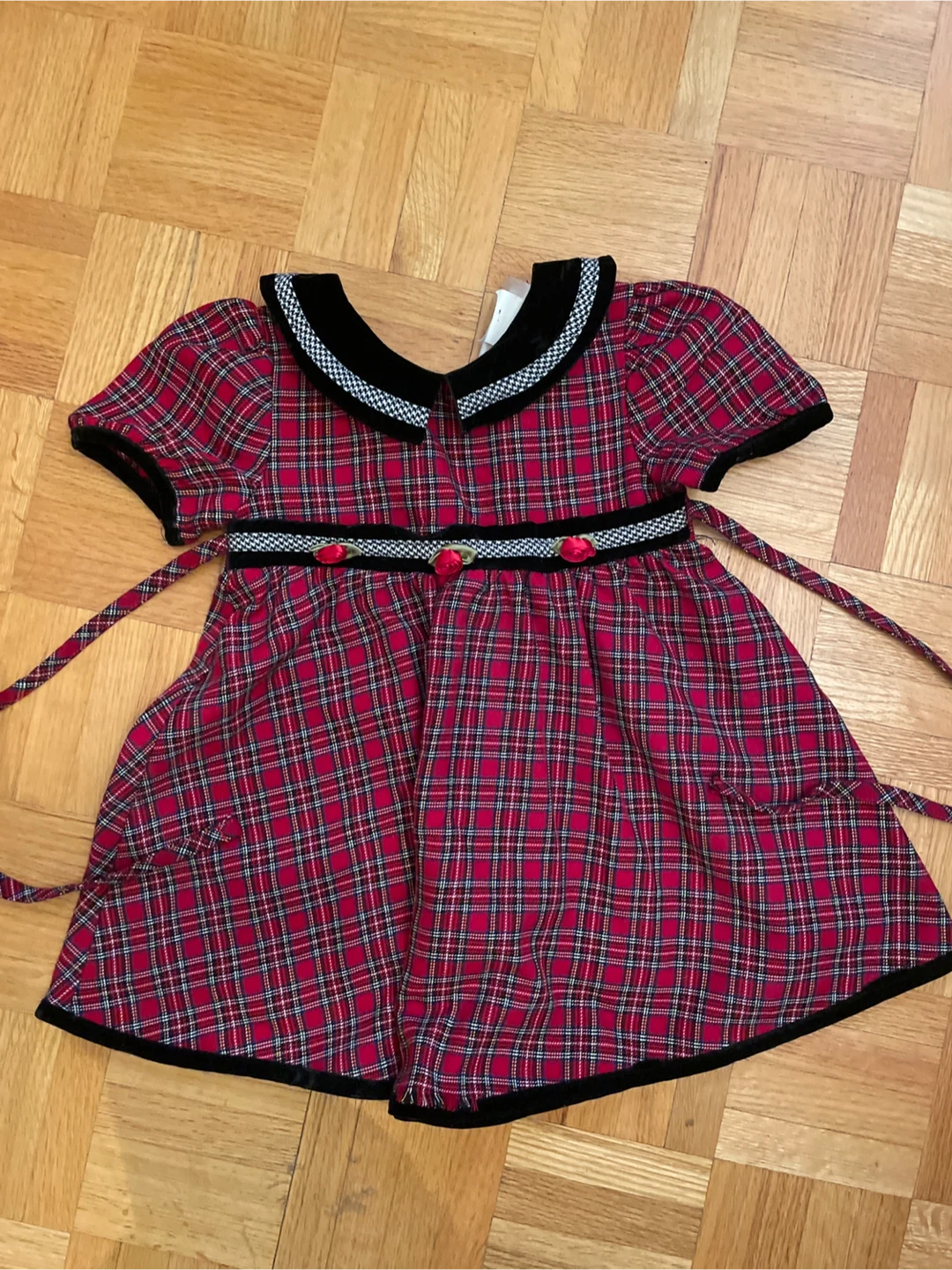 Premiere Collection Plaid Dress 2 year old